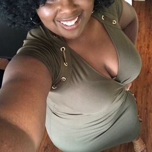 Army Green Dress